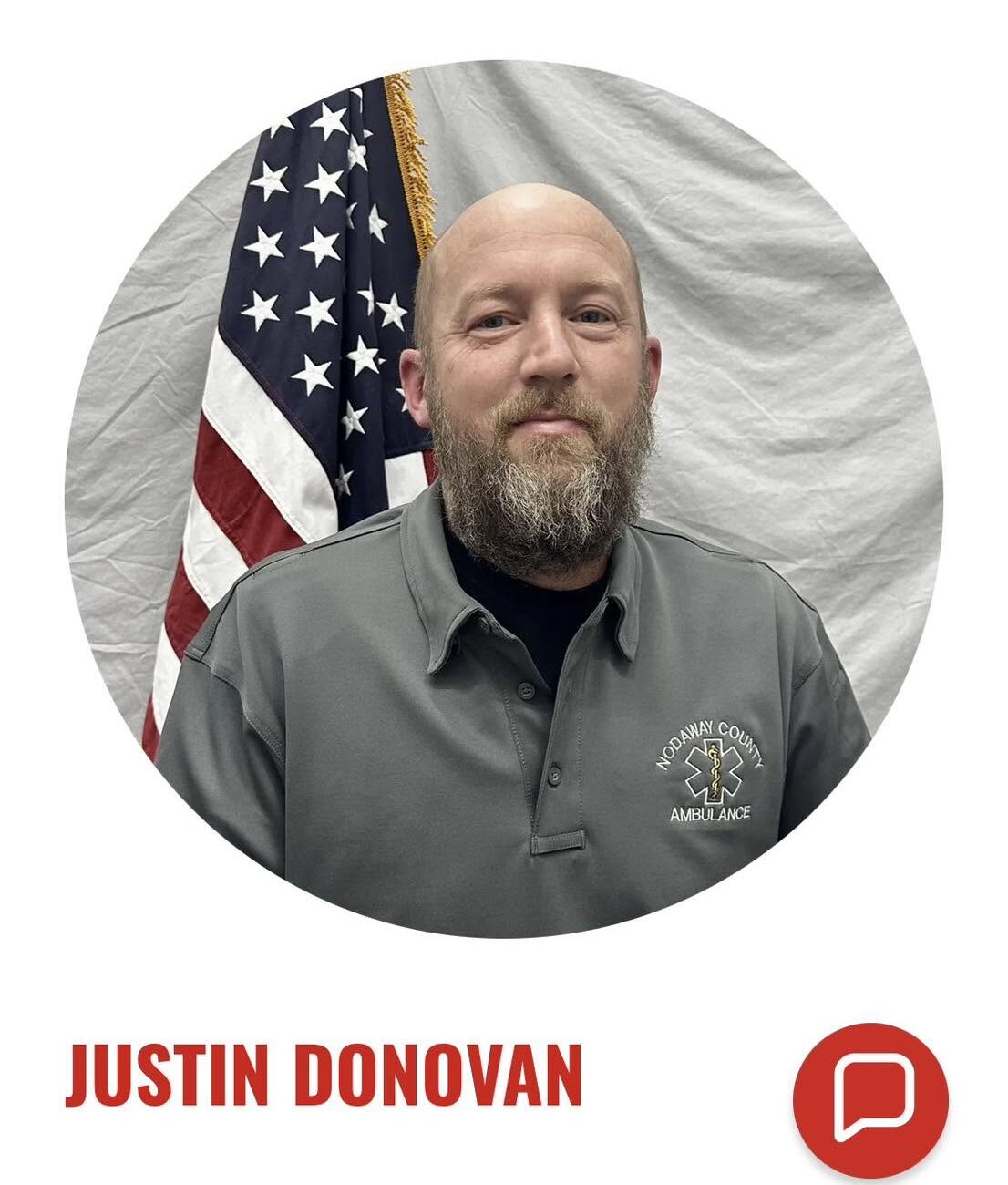 Justin Donovan Obituary, Death - Nodaway County Paramedic and Deputy Director Remembered for His Service and Kindness